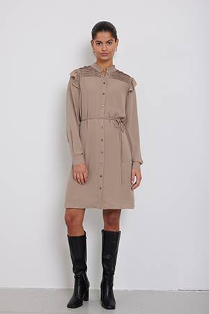Camilla nichola dress roasted grey Bruuns Bazaar