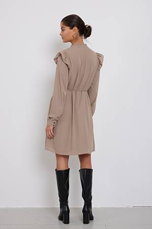 Camilla nichola dress roasted grey Bruuns Bazaar
