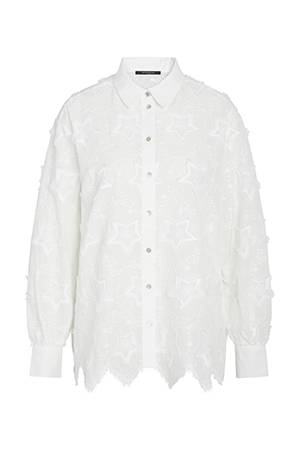 Coconut felina shirt white Bruuns Bazaar