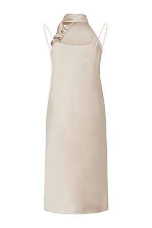 Acacia nellie dress silver cloud Bruuns Bazaar
