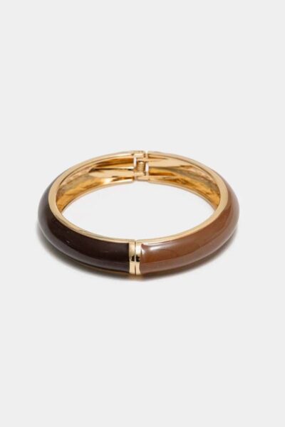 Adele bracelet dark camel/brown BOW19