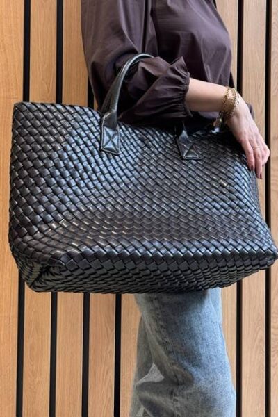 Mia bag square brown BOW19