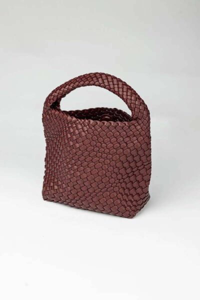 Mia bag burgundy large Bow19