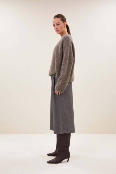 Vasile pullover dark biscuit By-Bar Amsterdam