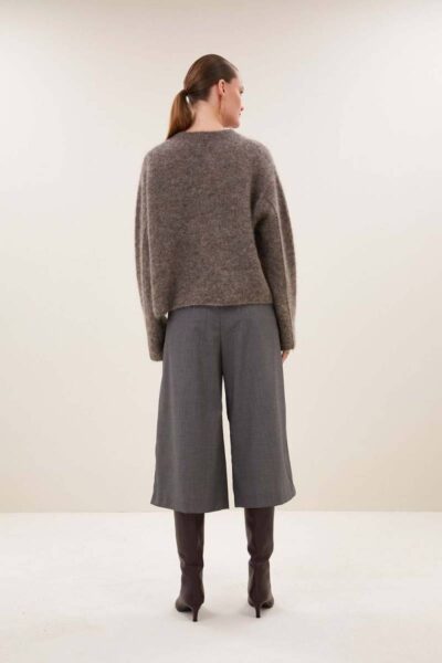 Vasile pullover dark biscuit By-Bar Amsterdam