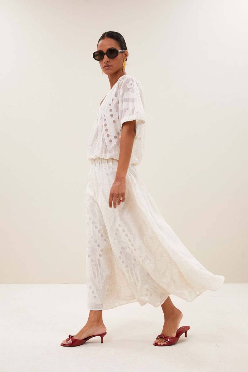 Juta mist skirt cream By-Bar Amsterdam