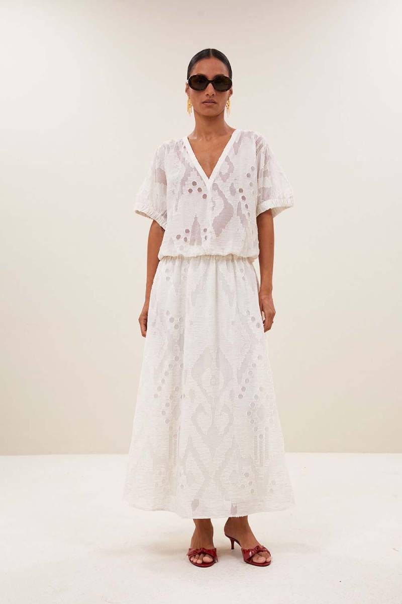 Juta mist skirt cream By-Bar Amsterdam - Afbeelding 4