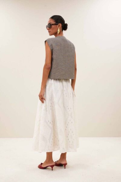 Juta mist skirt cream By-Bar Amsterdam