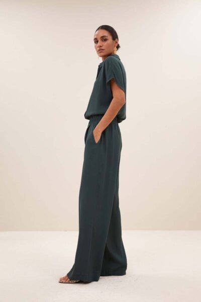 Karly viscose blouse dried basil By-Bar Amsterdam