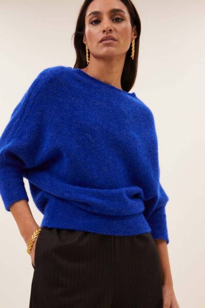 Kyoto pullover queens blue By-Bar Amsterdam
