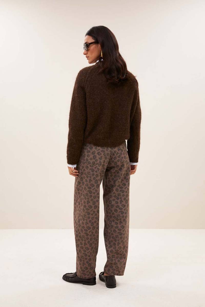 Falon pullover deep brown By-Bar Amsterdam - Afbeelding 5