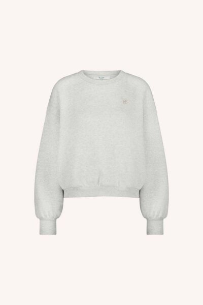 Bibi dance sweater light grey mel By-Bar Amsterdam