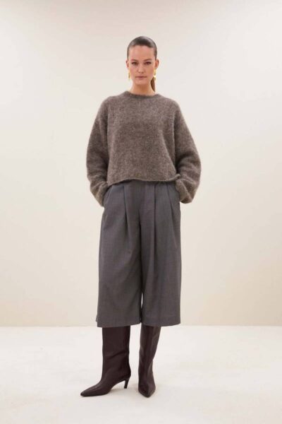 Mowi bermuda shorts dark grey By-Bar Amsterdam
