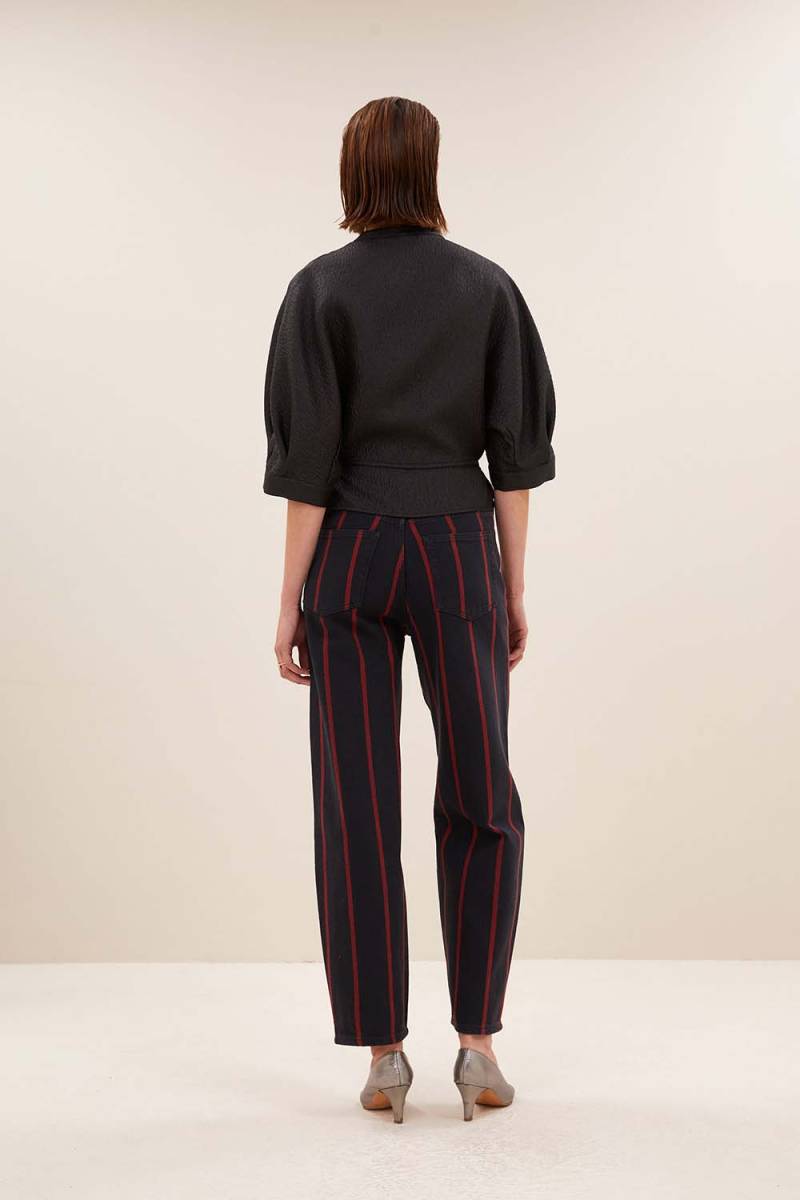 Christi bubble blouse black By-Bar Amsterdam - Afbeelding 4