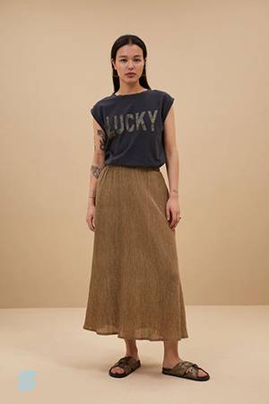 Juta lurex skirt gold By-Bar Amsterdam