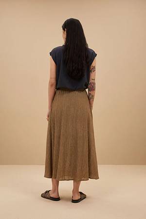 Juta lurex skirt gold By-Bar Amsterdam