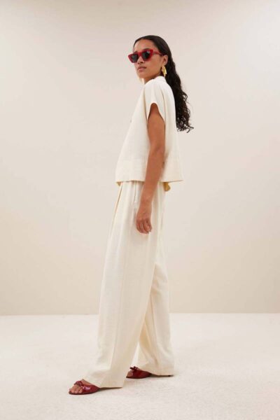 Jaxx pants cream By-Bar Amsterdam