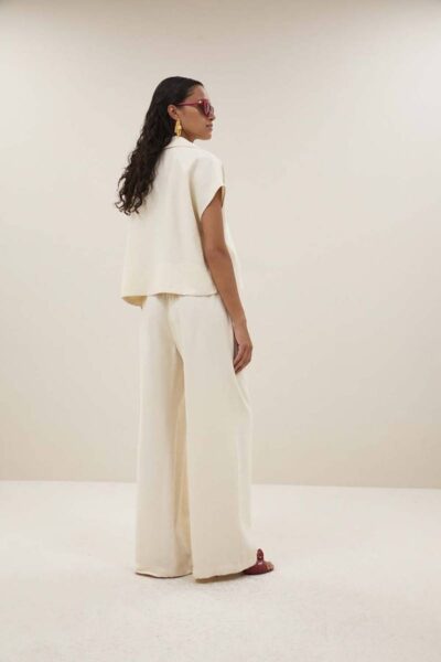 Zia blouse cream By-Bar Amsterdam