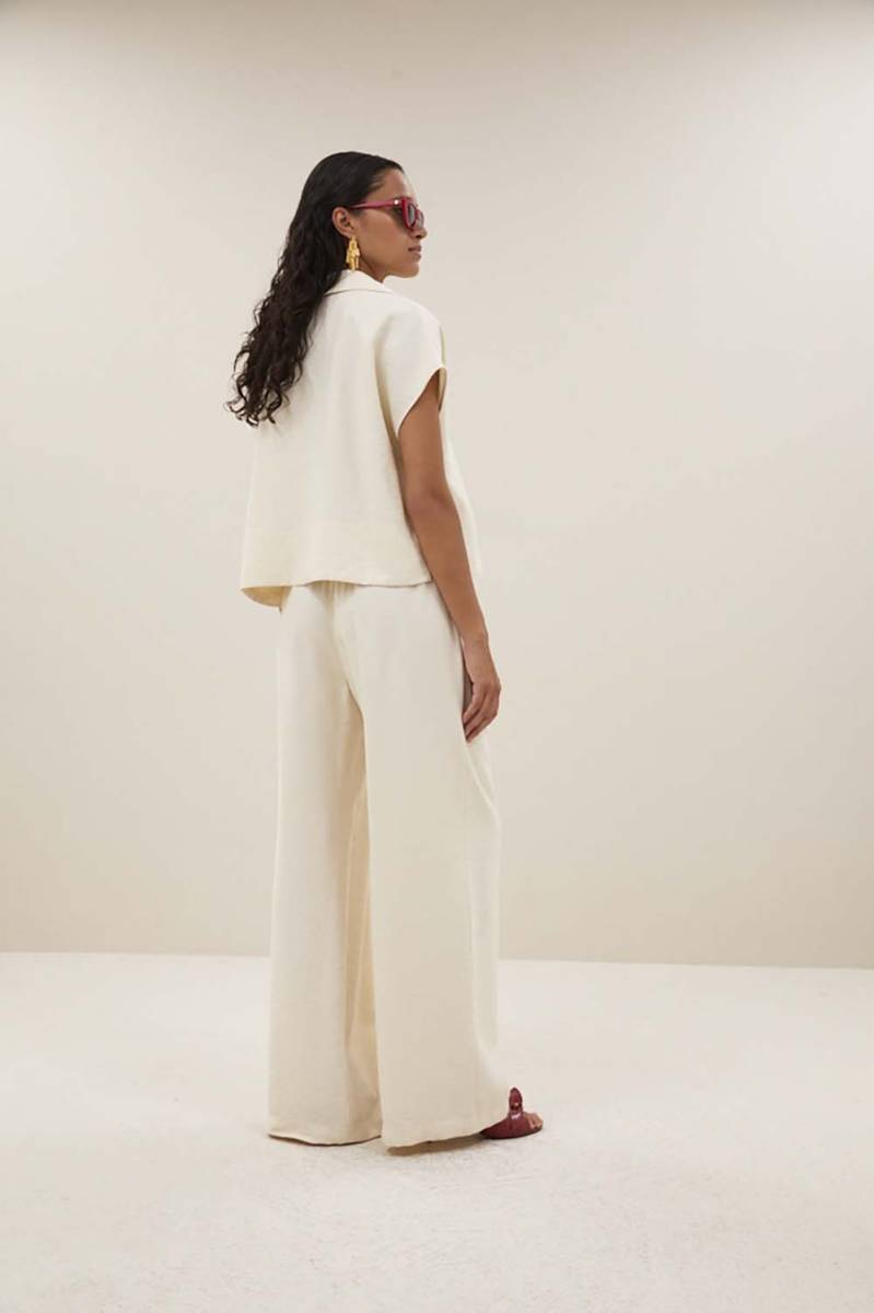 Zia blouse cream By-Bar Amsterdam - Afbeelding 3