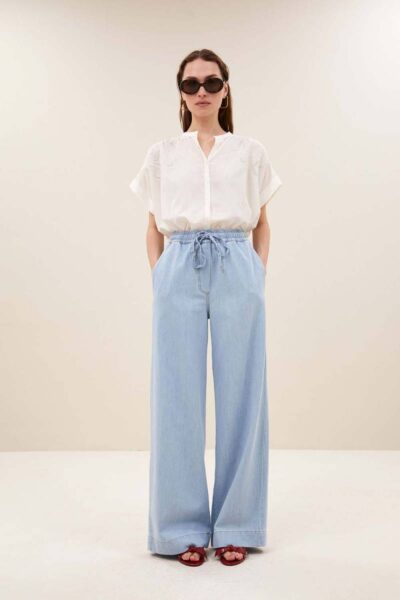 Ally blouse off white By-Bar Amsterdam