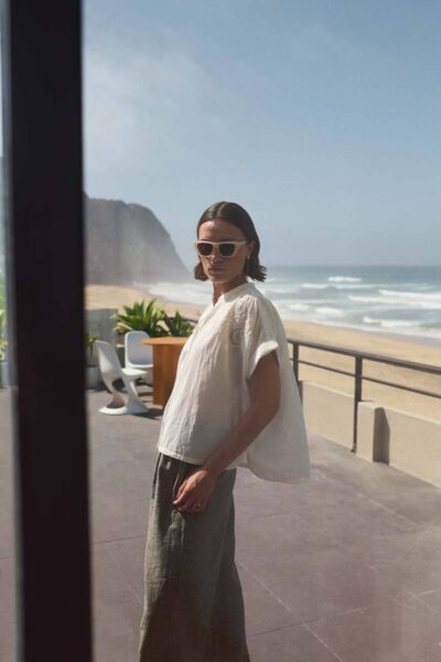 Ally blouse off white By-Bar Amsterdam