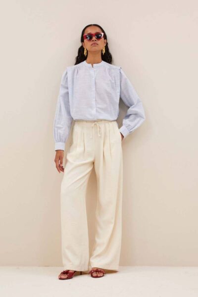 Jaxx pants cream By-Bar Amsterdam