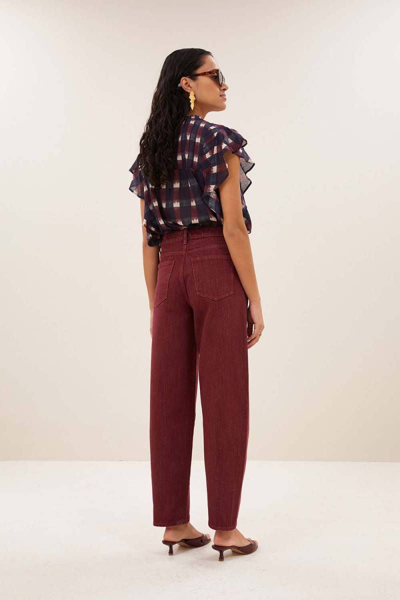 Begum wine jeans wine By-Bar Amsterdam - Afbeelding 4