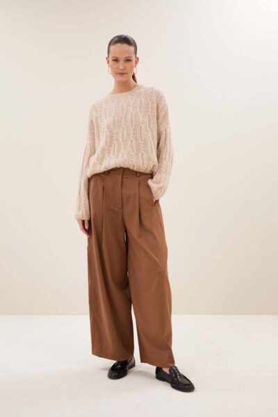 Jule camel pants camel By-Bar Amsterdam