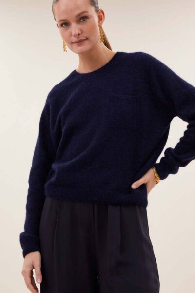 Polly pullover midnight By-Bar Amsterdam