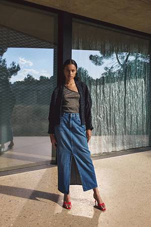 Sis denim skirt By-Bar Amsterdam