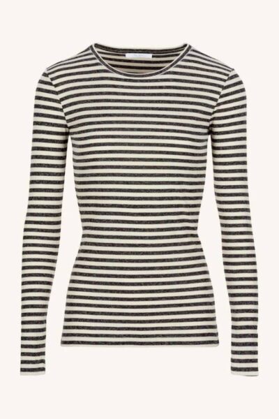 Basis ls stripe top chalk By-Bar Amsterdam
