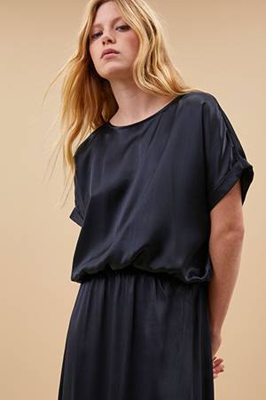 Metta skirt midnight By-Bar Amsterdam