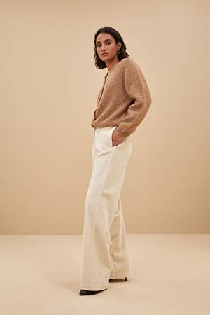 Odin cord pant sand shell By-Bar Amsterdam