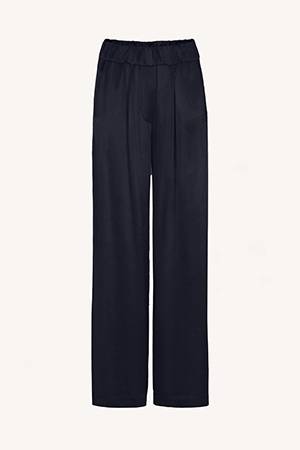 Benji satin pant midnight By-Bar Amsterdam