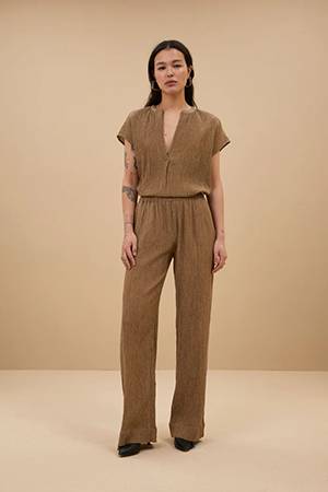 Amie lurex pant gold By-Bar Amsterdam