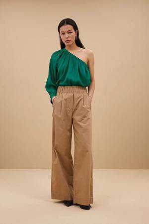 Stella blouse bright green By-Bar Amsterdam