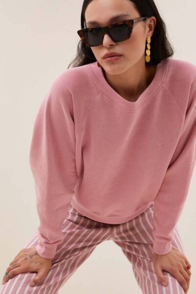 Carrie sweater pink By-Bar Amsterdam