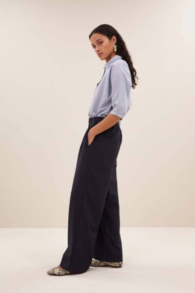 Benji copper stripe pants By-Bar Amsterdam