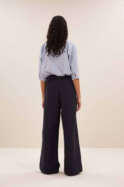 Benji copper stripe pants By-Bar Amsterdam
