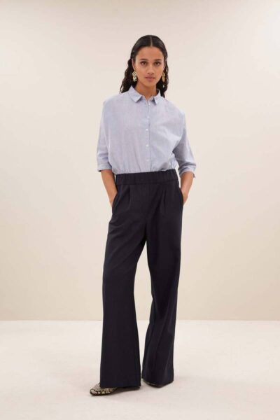 Benji copper stripe pants By-Bar Amsterdam