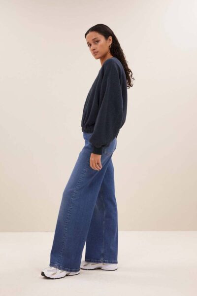 Bodil sparkle sweater midnight By-Bar Amsterdam
