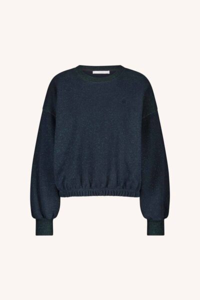 Bodil sparkle sweater midnight By-Bar Amsterdam