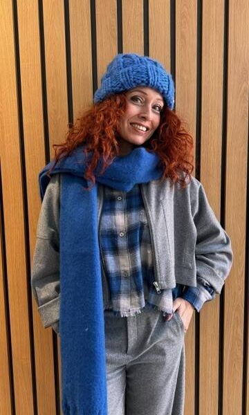 Fyone scarf blue Barts Amsterdam