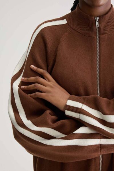 Angie knitwear coffee Bellerose