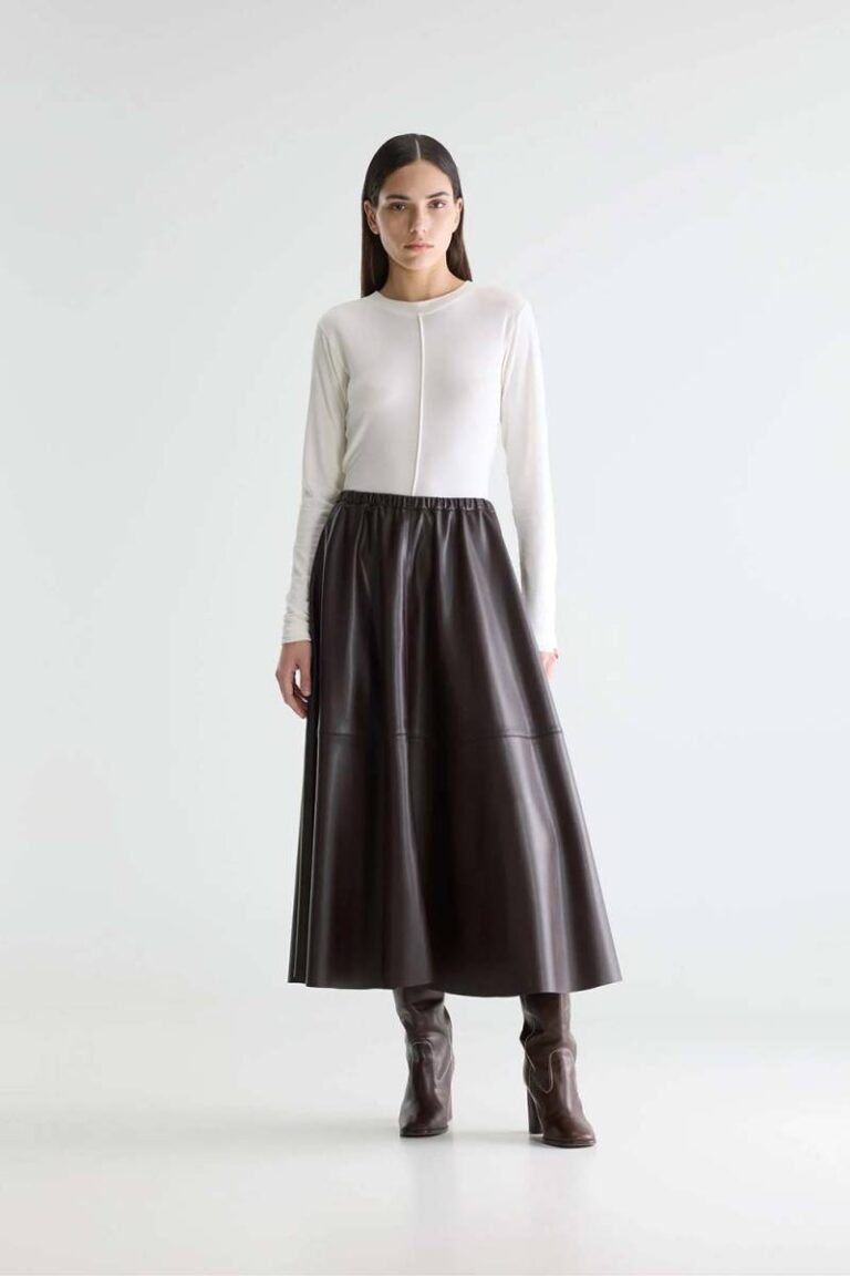 Hezra skirts dark roast Bellerose