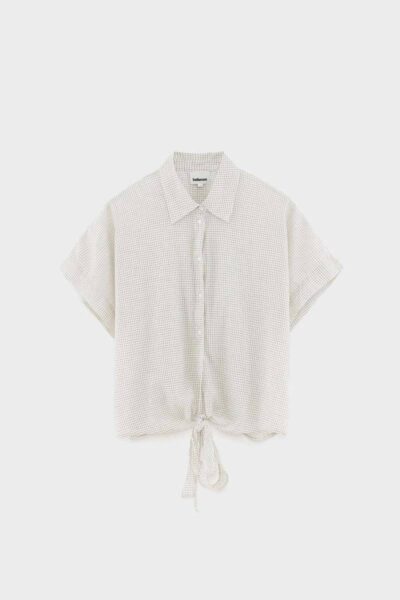 Coral blouses checkE Bellerose