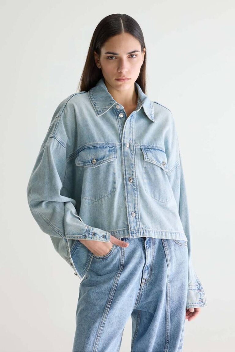 Pery overshirts lt blue bleach Bellerose