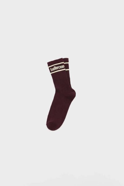 Vrel crew socks burgundy Bellerose