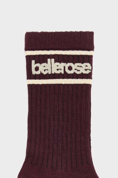 Vrel crew socks burgundy Bellerose