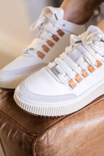 Sneaker mix white Shabbies Amsterdam